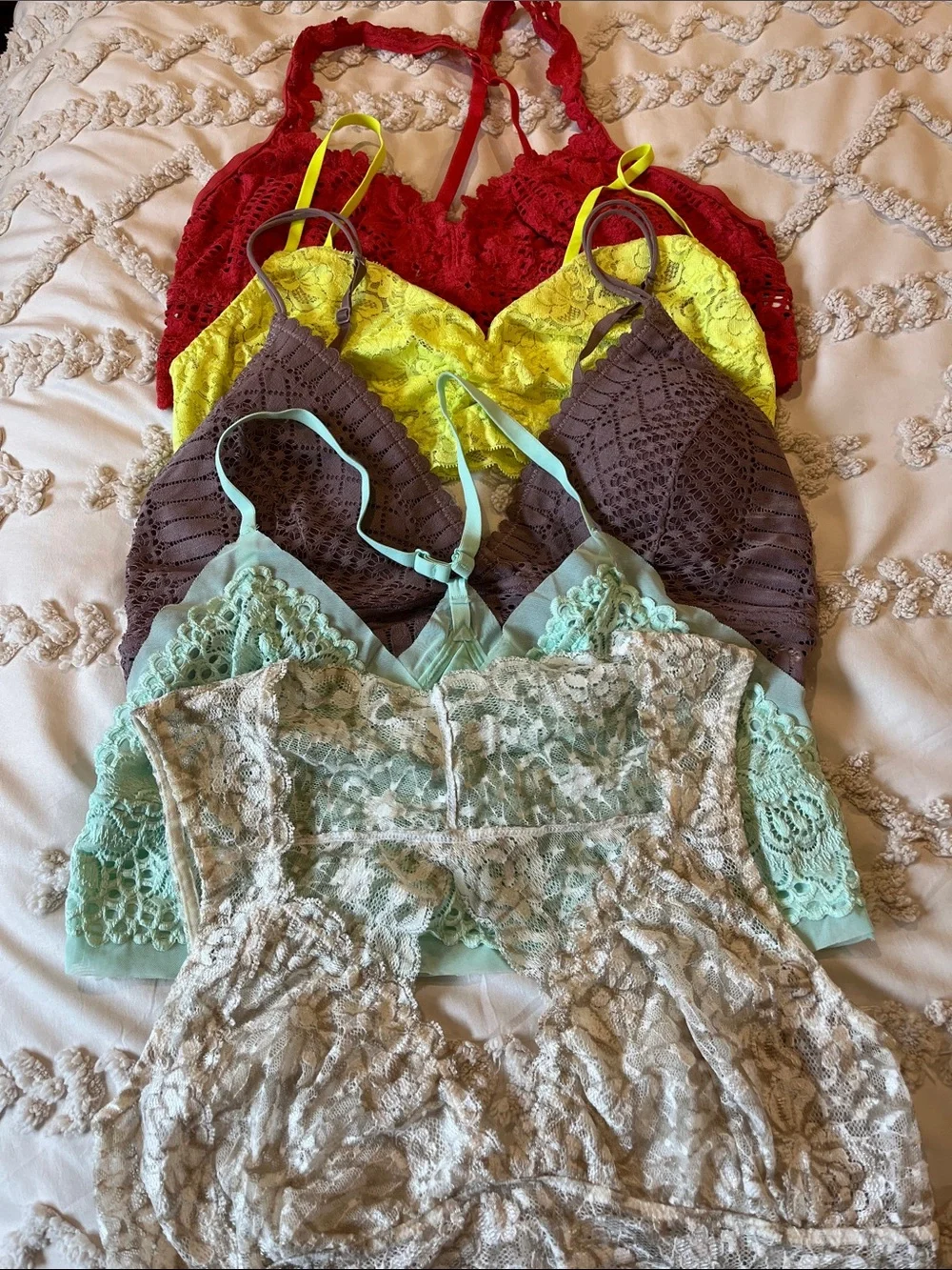 Bralettes Lot (5) Lace Bras - Picture 1 of 11